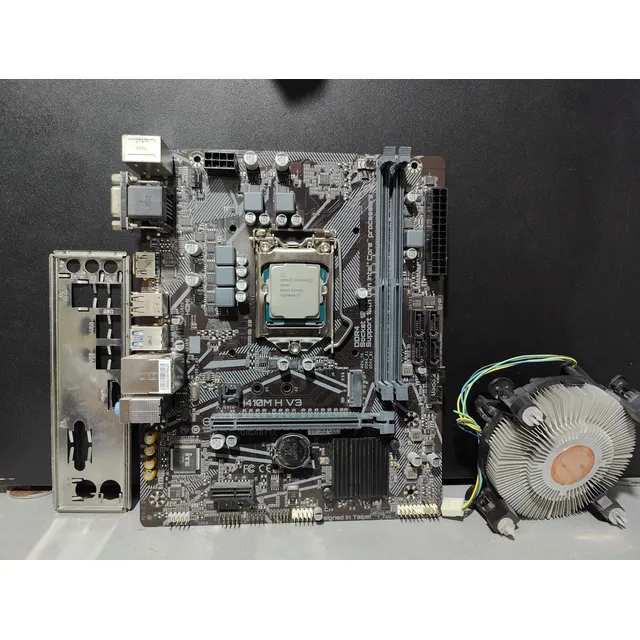 Motherboard Gigabyte H410m H V3 Negro