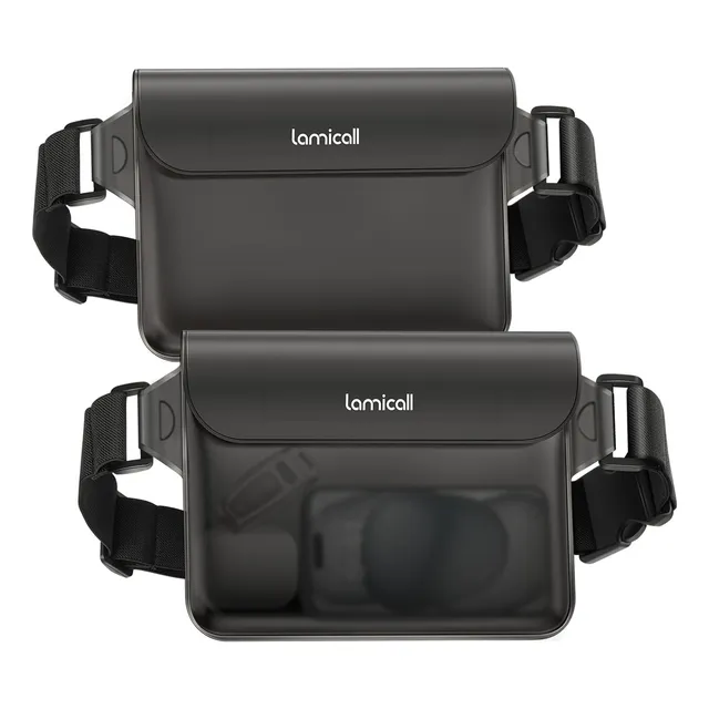 Riñonera Impermeable Lamicall 2024 Para iPhone 16, 15, 14, 1