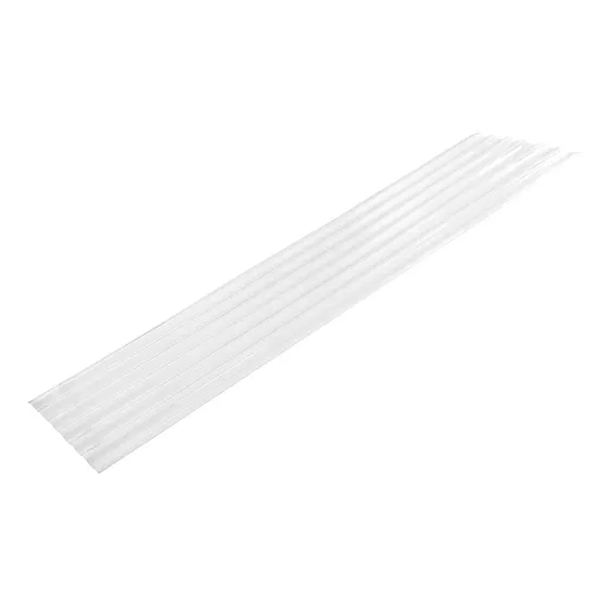 Kit 28 Telha Policarbonato Transparente Ondulada 6,0 X 0,83m