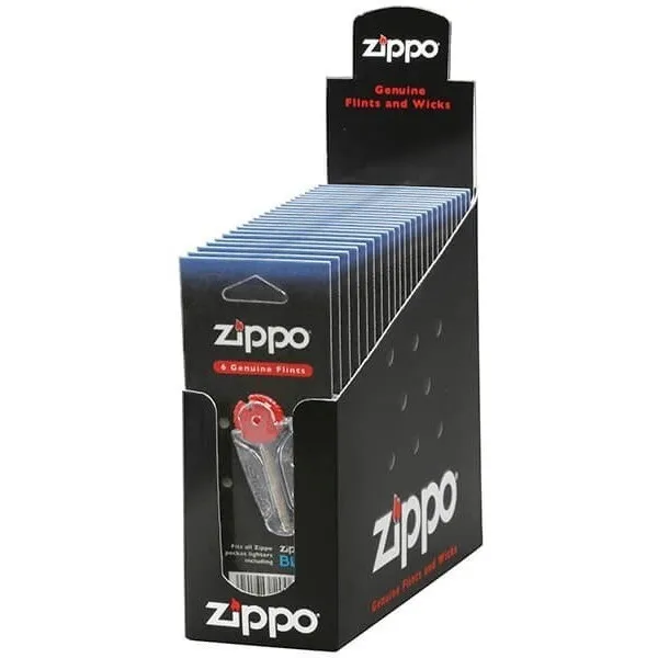 Piedra Para Encendedor Zippo Caja Con 24 Blister De 6 Piezas