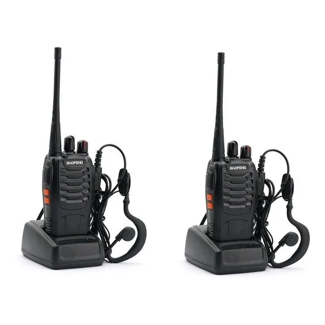 2 Radios Portatil Baofeng Uhf Modelo Bf888s Con Manos Libre