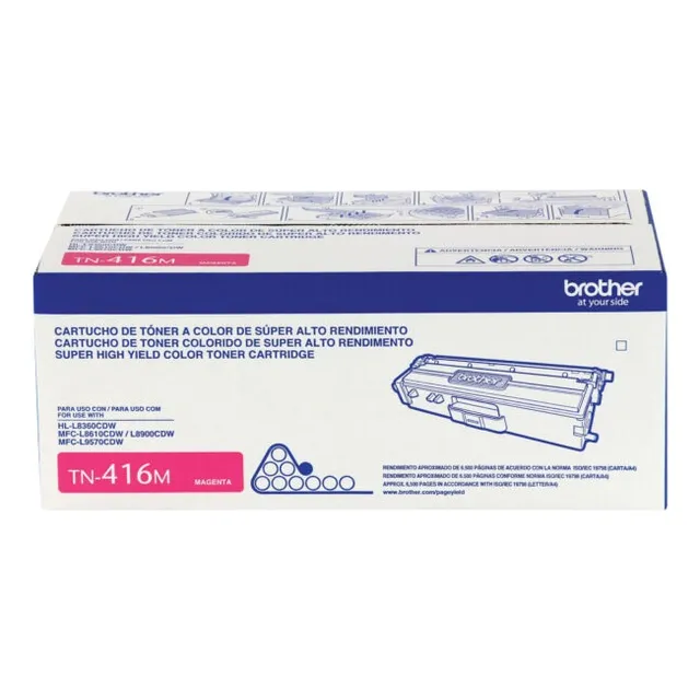 Tóner Brother Tn-416 Colores L8360cdw L8900cdw L8610cdw Tinta Magenta