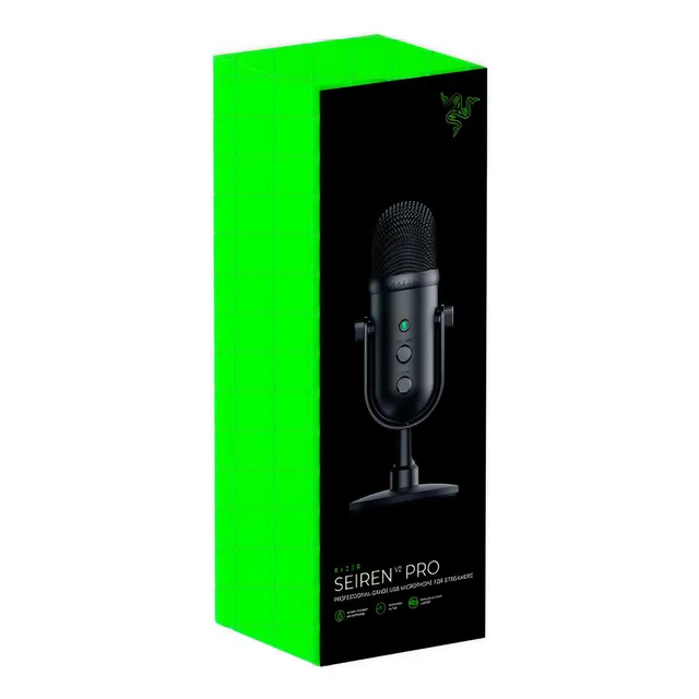 MICROFONO GAMER RAZER SEIREN V2 X USB STREAMING BLACK COLOR NEGRO