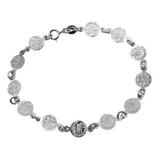 Pulsera De San Benitos En Plata Ley 925 Pulsera De San Benitos En Plata Ley 925