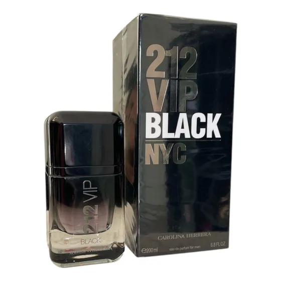 212 Vip Black Eau De Parfum 200ml Selo Adipec Nf