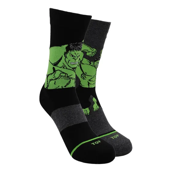 Calcetines Largos Niño Algodón Marvel Hulk Pack 2 Top