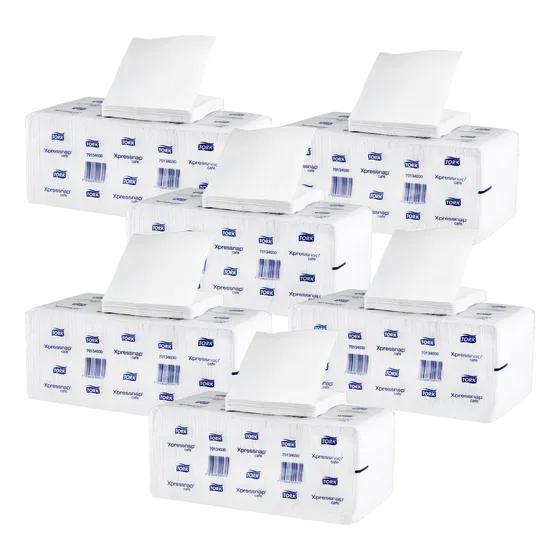 Servilleta Tork Xpressnap Café Blanca 6 X 500un