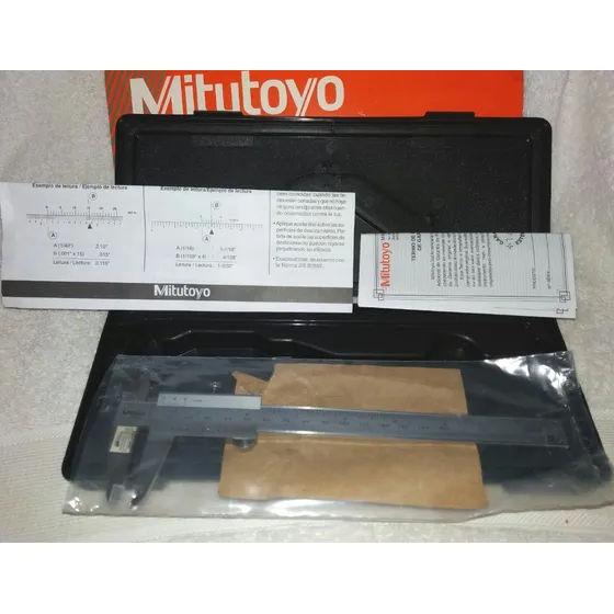 Mitutoyo Serie 530 Calibrador Vernier De Acero Inoxidable.