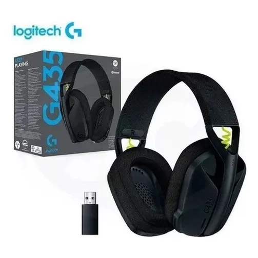 Audifonos Inalambricos + Bluetooth Logitech G435 Ps4 Ps5 Pc 