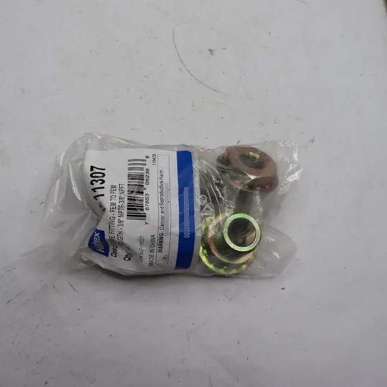 (5-pk) Haldex Bulkhead Fitting Union Steel 3/8  Nptf Wkw