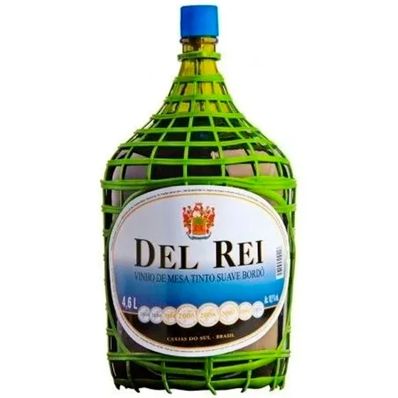 Garrafao Vinho De Mesa Tinto Suave Bordo Del Rei 4,6 Litro