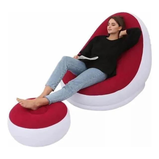 Sillon Puff Inflable Reclinable