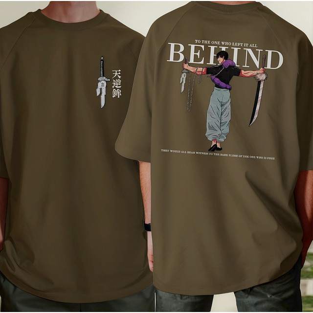 Camiseta Oversized Algodao Premium Jujutsu Toji Behind Anime Camiseta Oversized Algodao Premium Jujutsu Toji Behind Anime