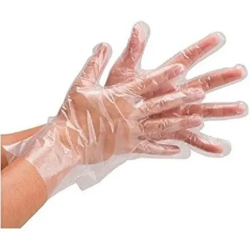 Guantes Desechables De Plastico Polipapel 1000 Pzas Transparente