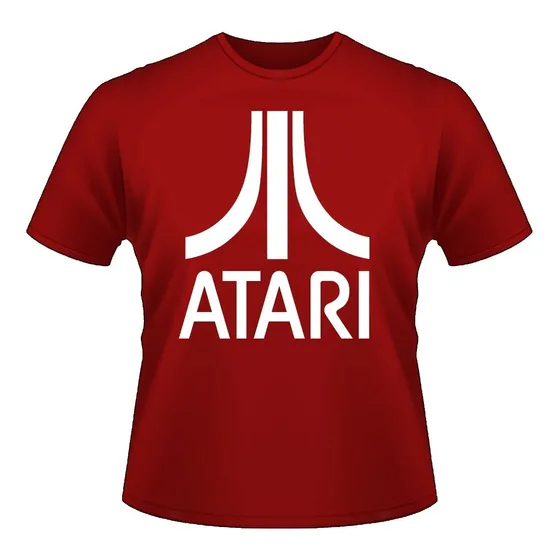Camiseta Atari Games Retrô Geek Clássicos Anos 80 Camisa
