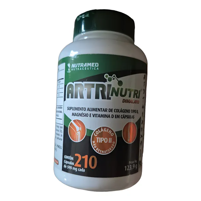 Nutramed Colágeno Tipo Ii C/ Magnesio Y Vit. D 210 Cáps.
