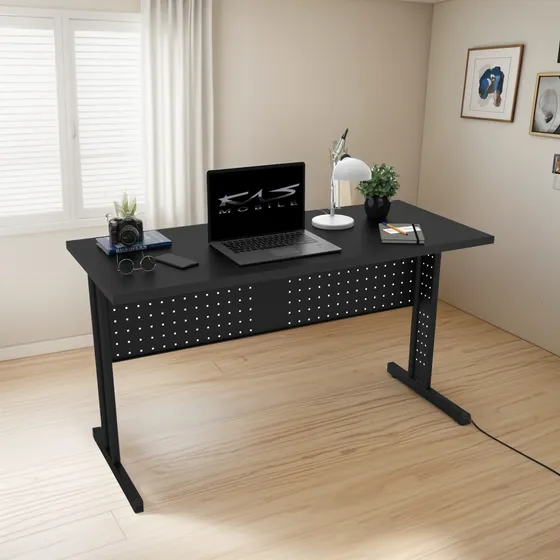 Mesa 1.20x60 Para Escritório Escrivaninha Linha Compactta 15