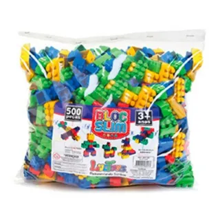 Blocos De Montar 500 Peças Brinquedo Pedagógico Educativo