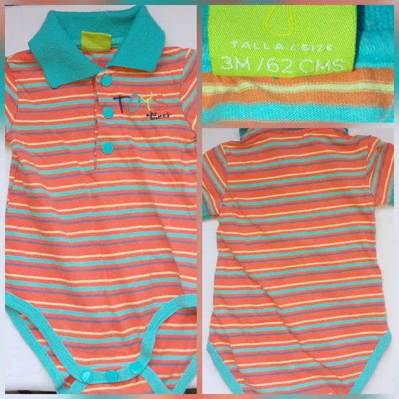Bodys Para Bebe Varon De 0-3 Meses (usadas)