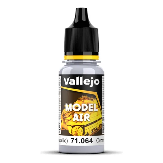 Color Cromo Metalizado Vallejo 71064 Model Air Modelismo