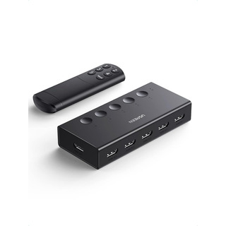 Ugreen Adaptador Hdmi Switch 5 En 1 Negro 4k@60hz Con Control Remoto Ugreen Adaptador Hdmi Switch 5 En 1 Negro 4k@60hz Con Control Remoto