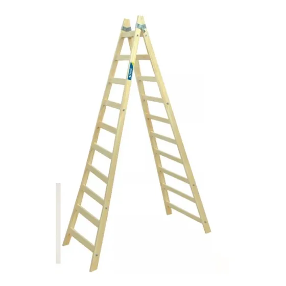 Escalera Pintor De Madera Reforzada 10 Escalones Alpina Rex