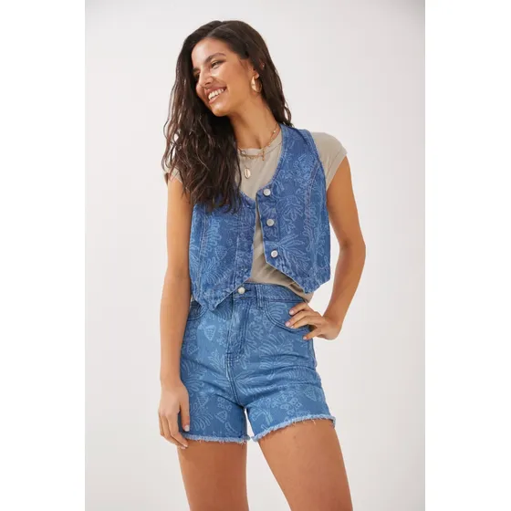 Short Estampado Lasser Rimmel