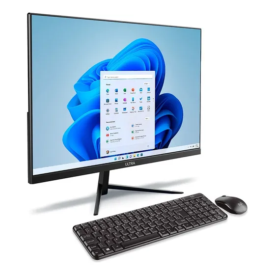All In One Ultra 23,8 Fhd Intel Core I3 4gb 128gb Ssd Preto