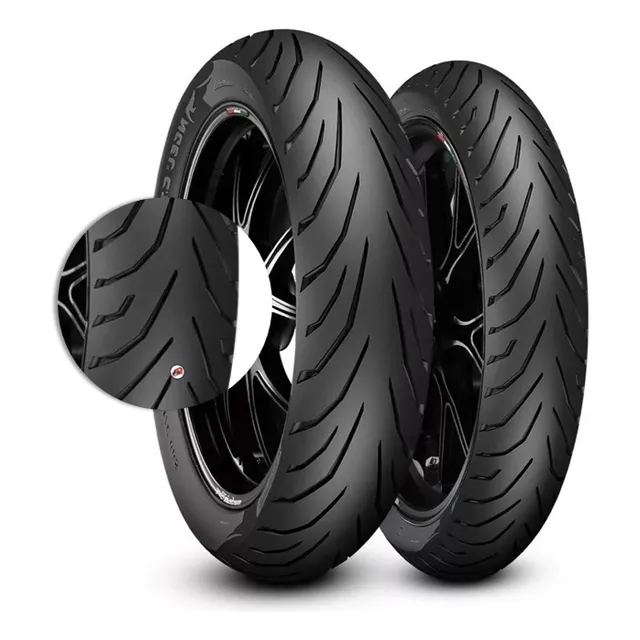 Llantas 130/70-17 Y 100/80-17 Pirelli Angel City Tl Combo