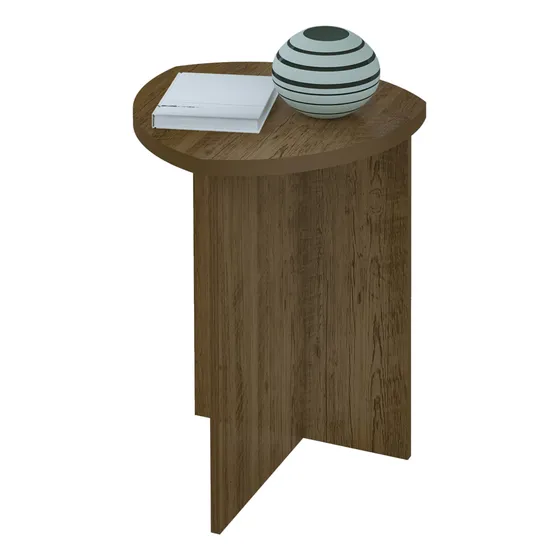 Mesa De Apoyo Alta Living Madera Diseño