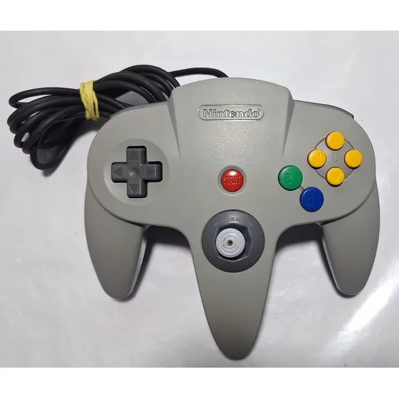 Controle Nintendo 64 Original Funcionando Tudo Pç01