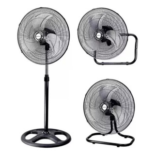 Ventilador Pedestal Piso Pared 3 En1 18 Pulgadas Con 3 Aspas Ventilador Pedestal Piso Pared 3 En1 18 Pulgadas Con 3 Aspas