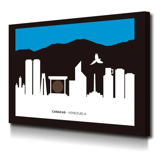 Cuadro Caracas Moderno En Lienzo Decorativo Foto Canvas