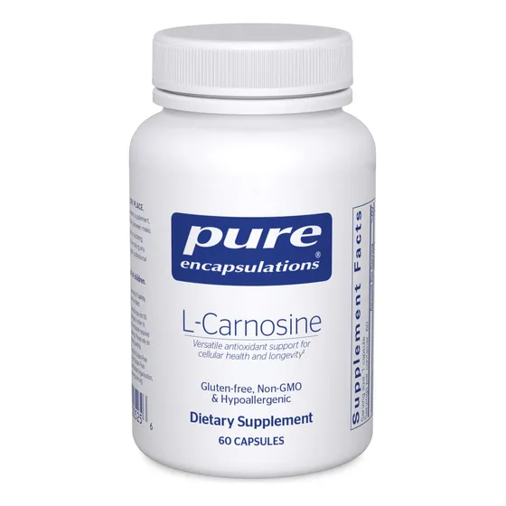 Suplemento De L-carnosina De Pure Encapsulations, 60 Cápsula