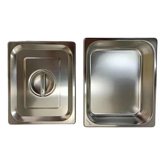 Inserto Acero Inoxidable Con Tapa Medio 1/2 10 Cm Shorbull