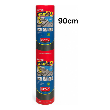 Fita Asfáltica Vedatudo 90cm Rolo C/ 10m Dryko Alumínio Fita Asfáltica Vedatudo 90cm Rolo C/ 10m Dryko Alumínio