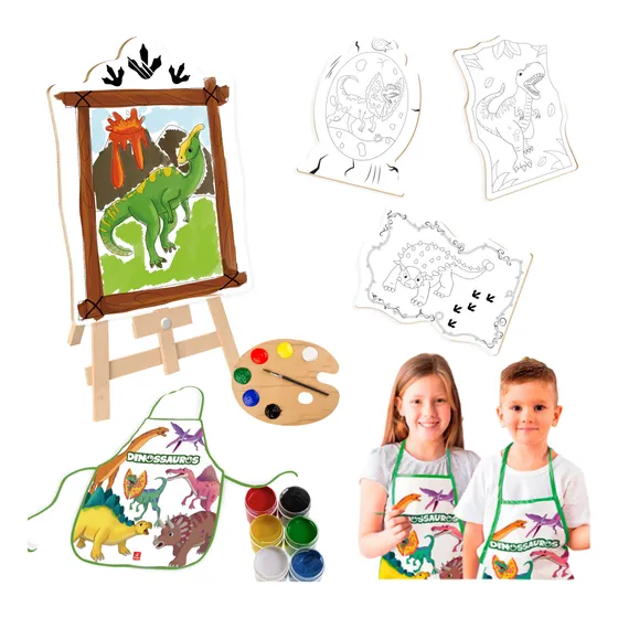 Kit De Pintar Infantil Presente Crianças Menino E Menina