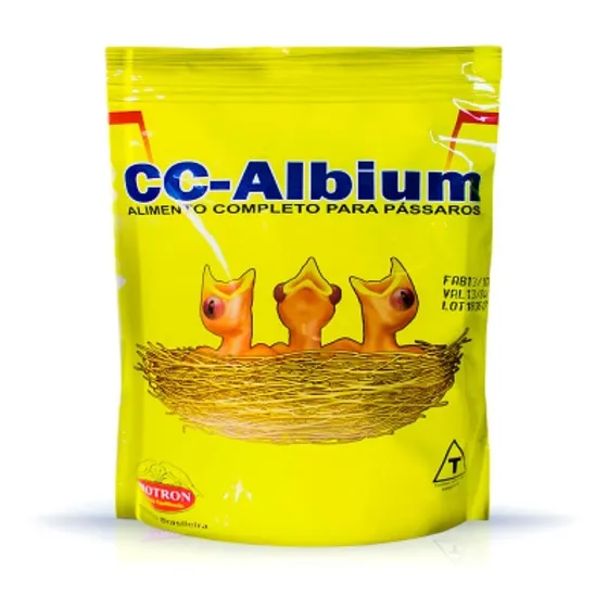 Papa Biotron Cc - Albium 500g Para Filhotes De Aves