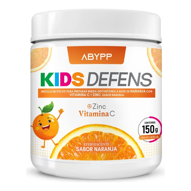 Vitamina C, Zinc, Efervescente Para Niños