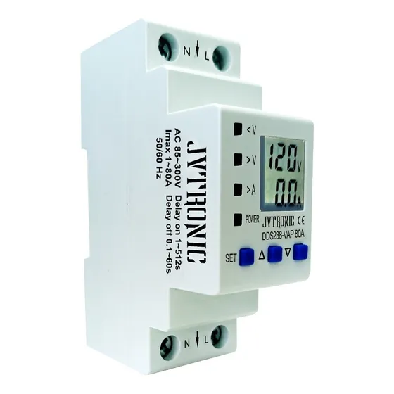 Protector De Voltaje Integral Digital 80a 120v 220 Ajustable