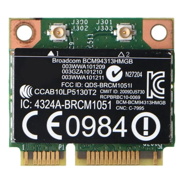 Tarjeta Wifi Broadcom Bcm94313hmgb B4.0 300mbps Mini Pcie