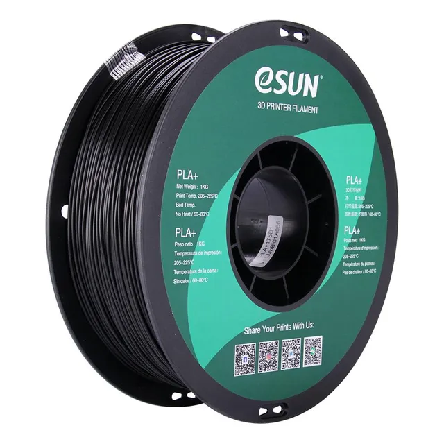Filamento 3D Esun PLA+ de 1.75mm y 1kg yellow