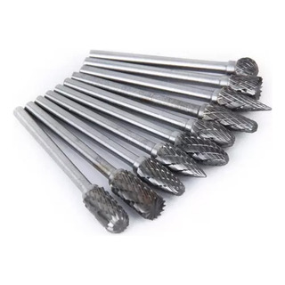 10pcs Rotary Rebarbas Carboneto De Tungstênio Aço 6mm 10pcs Rotary Rebarbas Carboneto De Tungstênio Aço 6mm