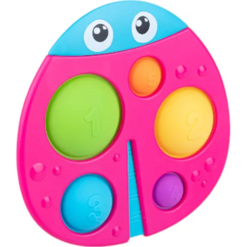 Juego Interactivo Pop It Lady Bug Happy Kid Toys Color Multicolor