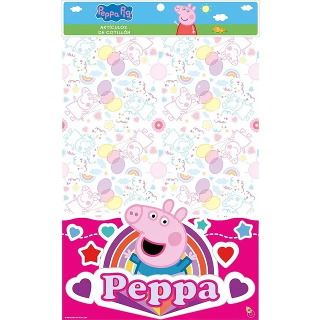Mantel Plastico Rectangular De Peppa Pig