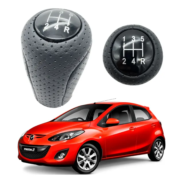 Pomo Mazda 2 / Bt-50 Importada Cuero Perforado 