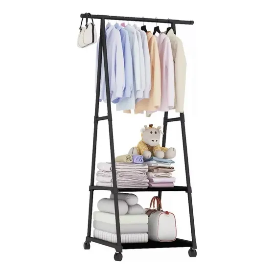 Perchero De Piso Organizador De Ropa Rack Colgador