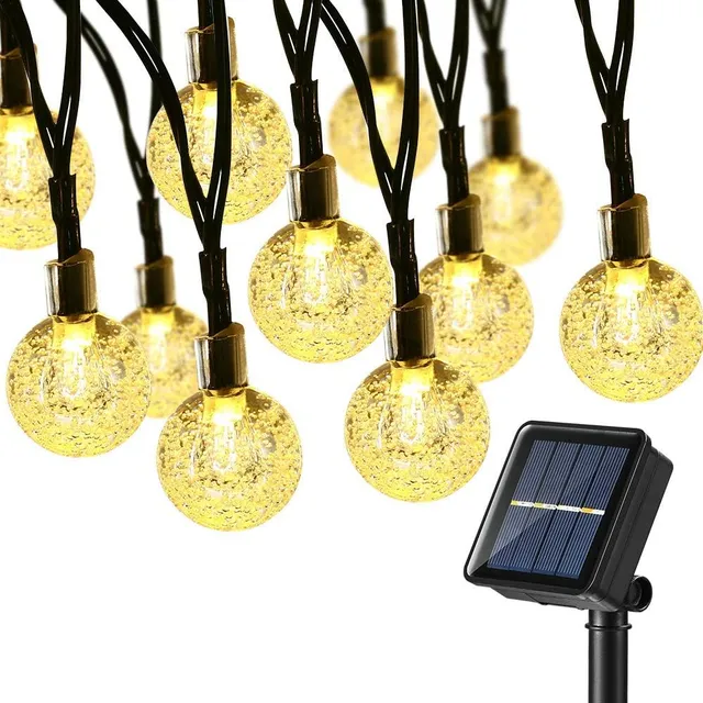Guirnalda De Luces Solares, 100 Bolas Pequeñas