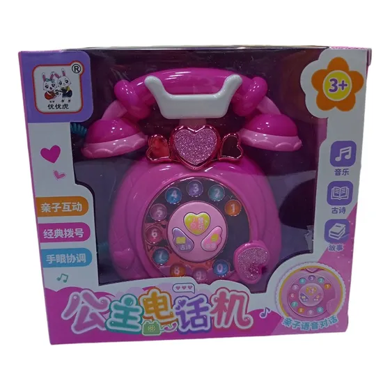Telefono De Juguete Rin Rin Con Sonidos Para Niña 15cm