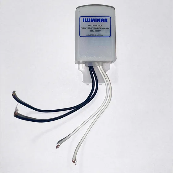 Foto Control Fotocélula Sensor 2200w Iluminación Exterior